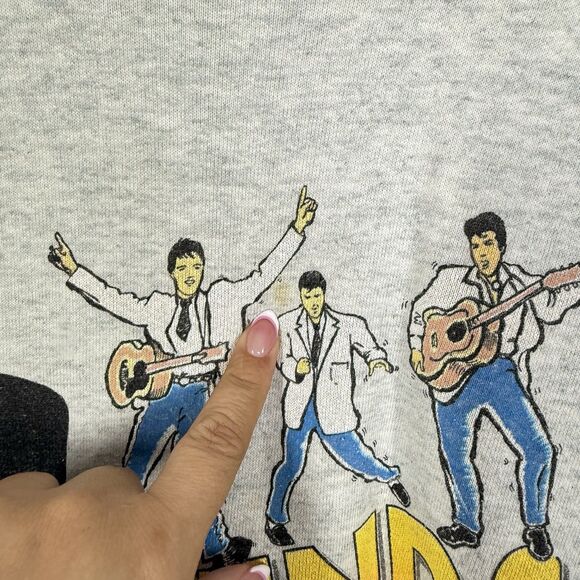 Vintage 90’s Elvis Presley Sweatshirt Men’s XL Legends Never Die Collectible Y2K - Picture 5 of 13